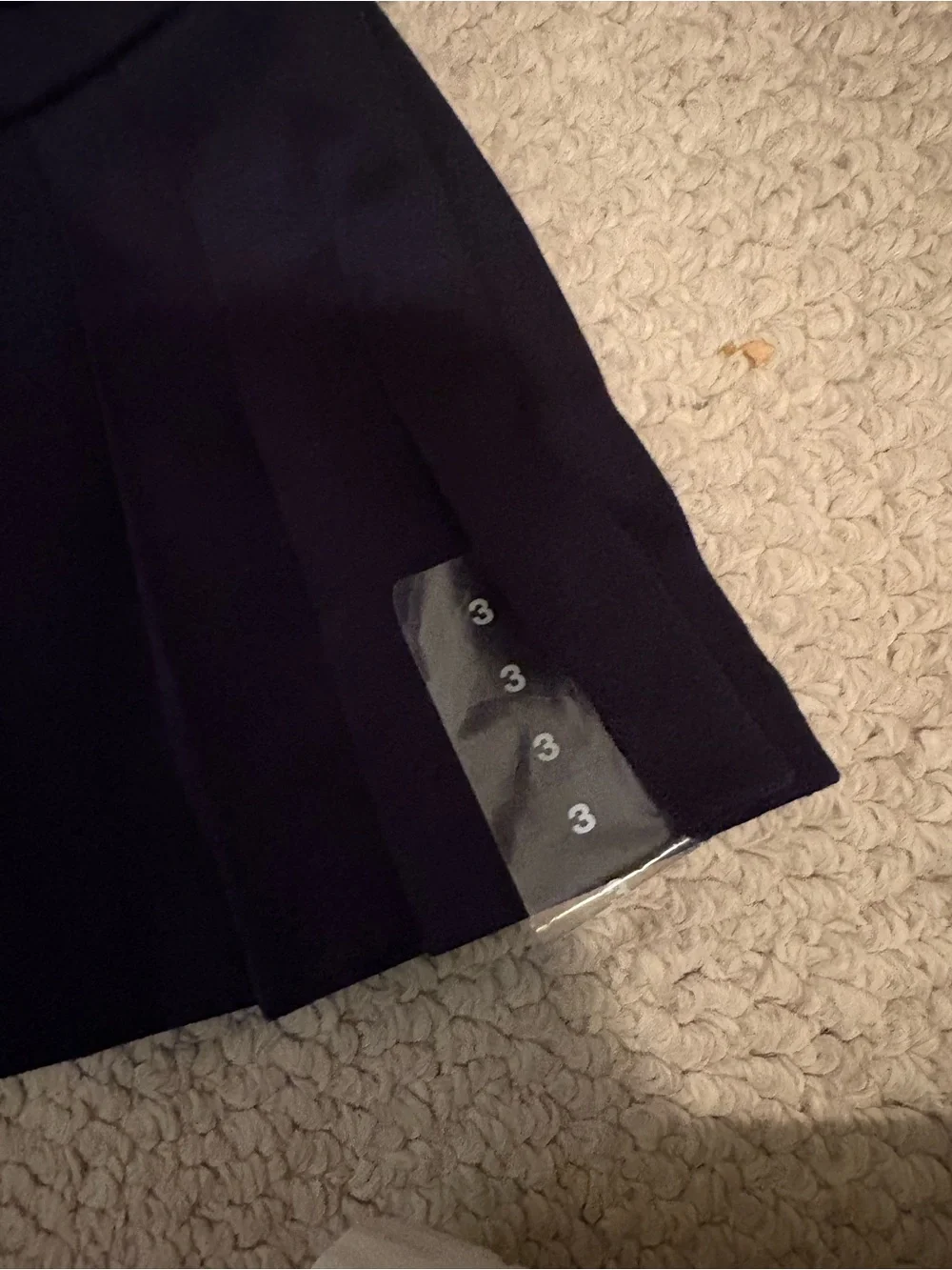 Polo Ralph Lauren Girls size 3 NWT $65 Pleated Mini Skort navy - Picture 4 of 13